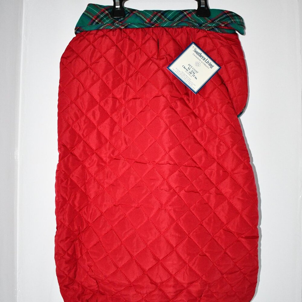 Southern Living Pet Collection Reversible Pet Barn Coat Size: MED#2021075M  NWT